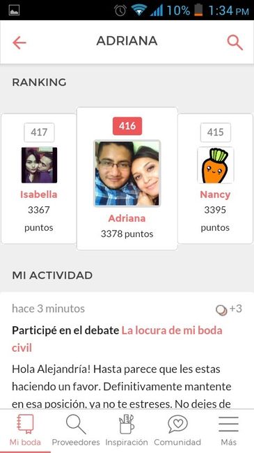 ¿qué lugar ocupas? - 1