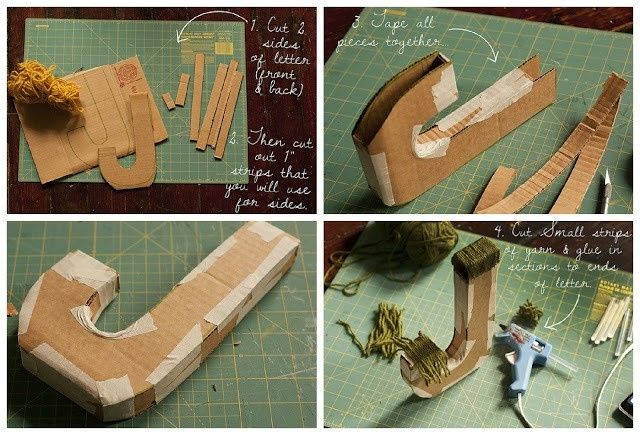 Ideas de letras decoradas: diy - 5