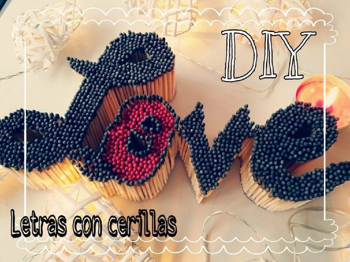 Ideas de letras decoradas: diy - 15