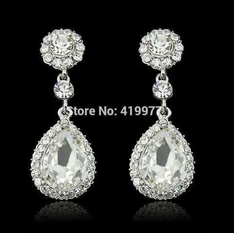 Aretes para mi atuendo de novia