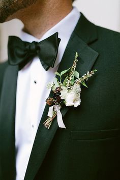 Trajes del novio en color verde 💚 7