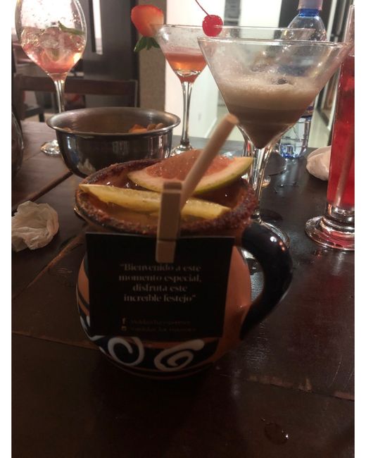 Degustación de Barra de Cocteles & Carrito de shots; 6