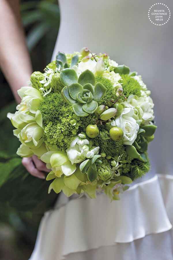 Ramos de Novia en color verde💚💐 - 4