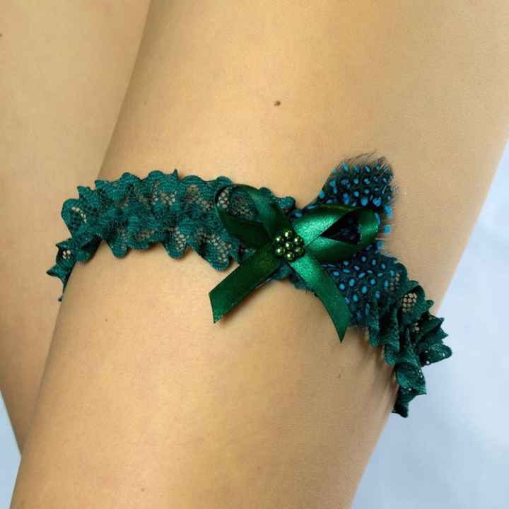 Liguero Novias tono verde 💚 - 1