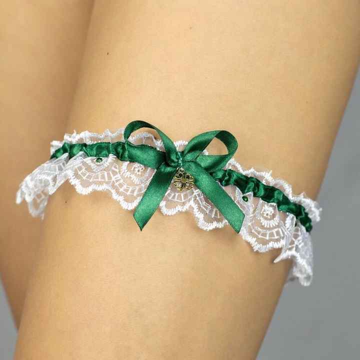 Liguero Novias tono verde 💚 - 2