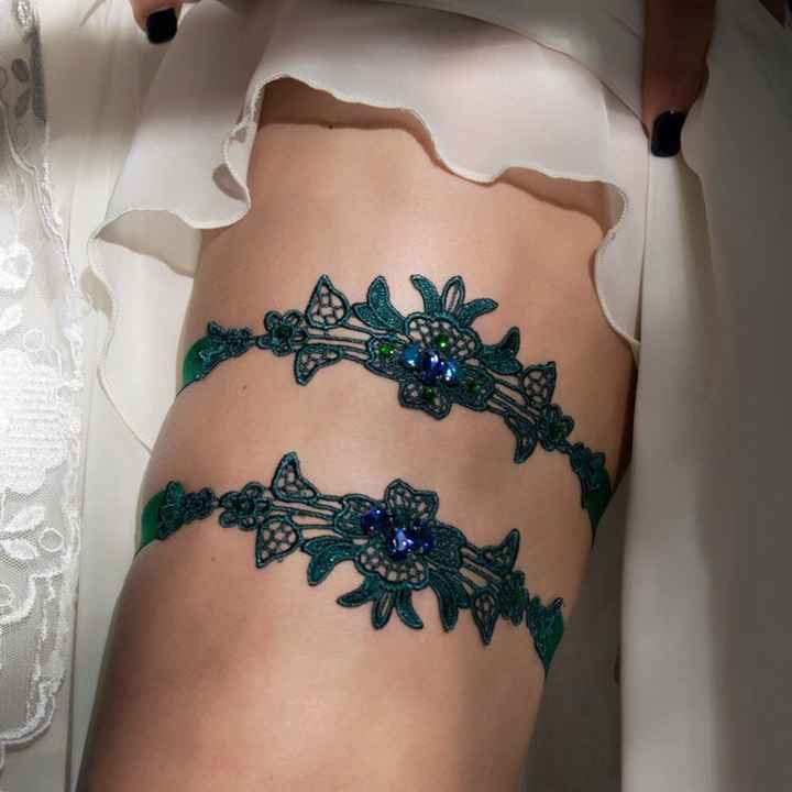 Liguero Novias tono verde 💚 - 5