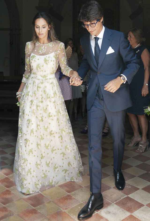 Vestidos de novias con toques verdes 💚 - 4
