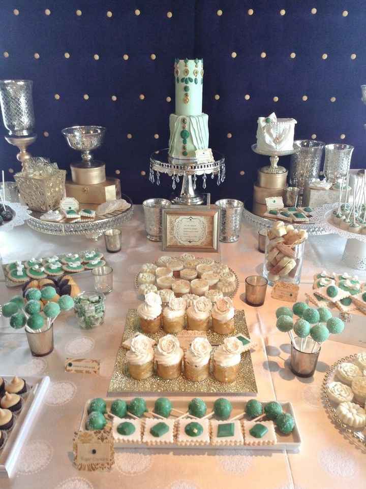 Mesa de postres verde💚 - 11