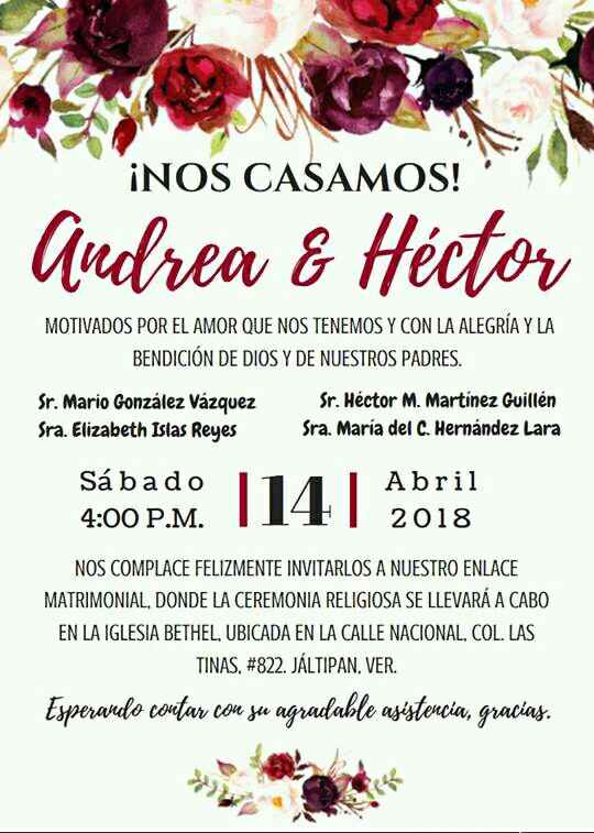 Nuestras Invitaciones Diy 🙊🙊🙊💖 - 1