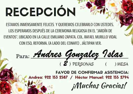 Nuestras Invitaciones Diy 🙊🙊🙊💖 - 2