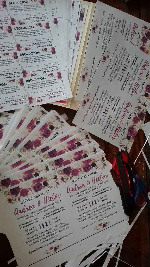 Nuestras Invitaciones Diy 🙊🙊🙊💖 - 3