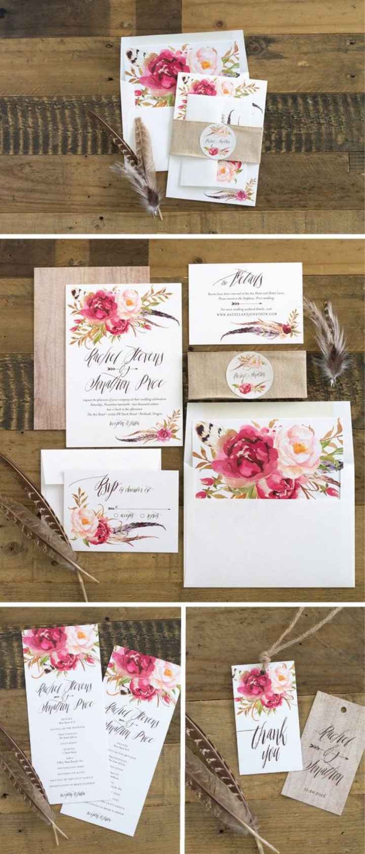 ¿Cuáles invitaciones prefieres? - 1