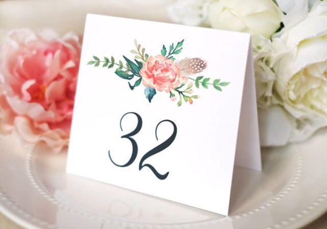  Números de mesa - 2