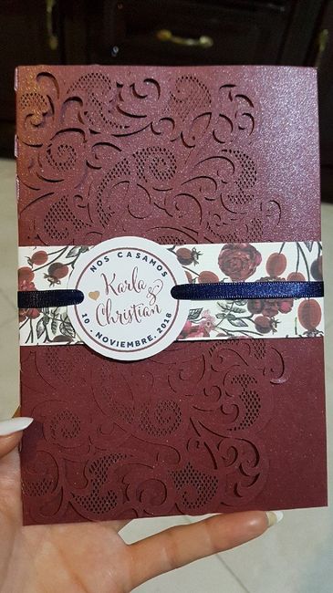 ya tengo mis invitaciones 😍😍 - 3