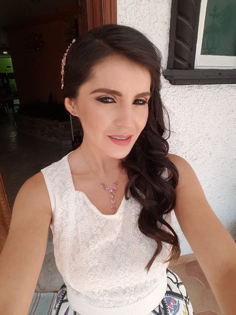 Mi preba de maquillaje y peinado😍 - 3