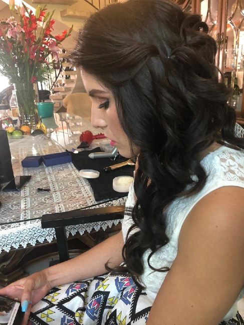 Mi preba de maquillaje y peinado😍 - 4
