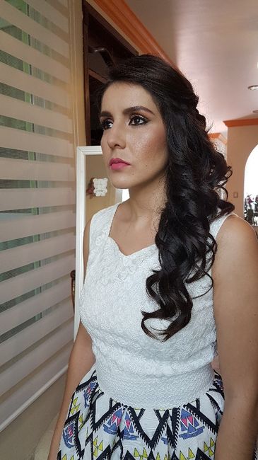 Mi preba de maquillaje y peinado😍 - 8