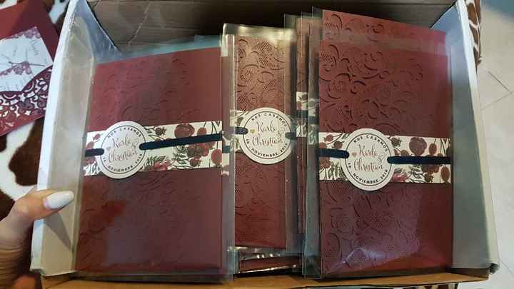 ya tengo mis invitaciones 😍😍 - 1