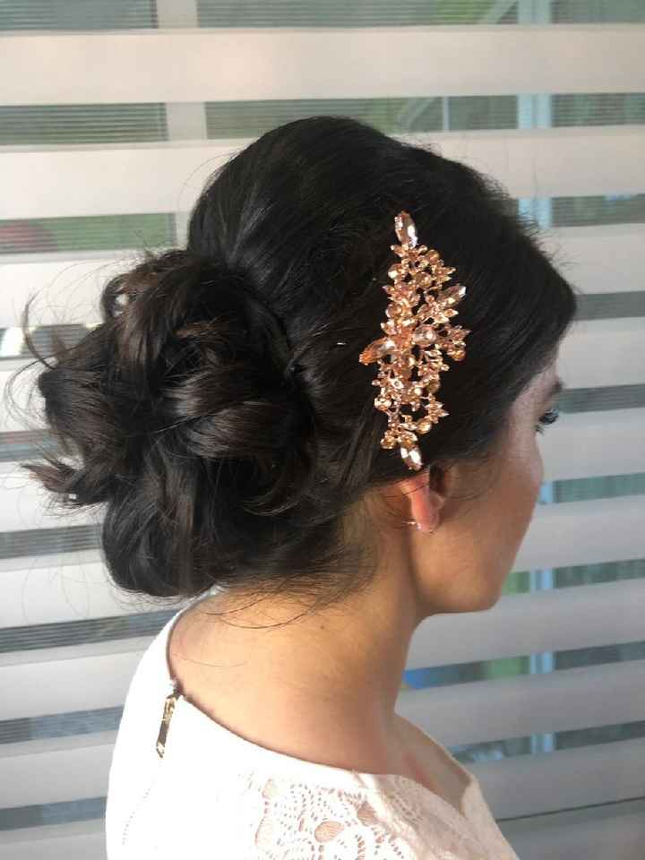 Mi prueba de maquillaje y peinado😍 - 6