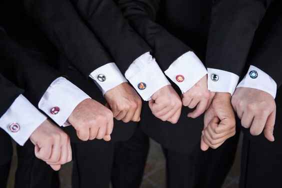 Combinadas con los groomsmen