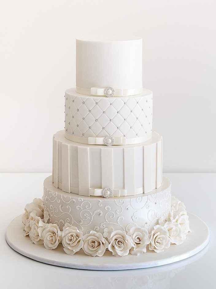 Pastel de boda tradicional