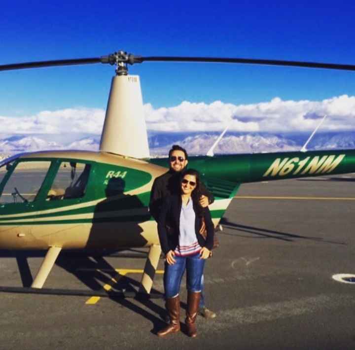 Foto en el helicoptero