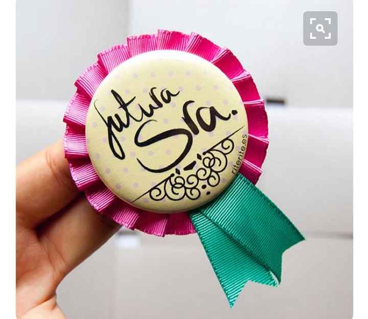 Distintivo para novia en despedida de soltera - 3