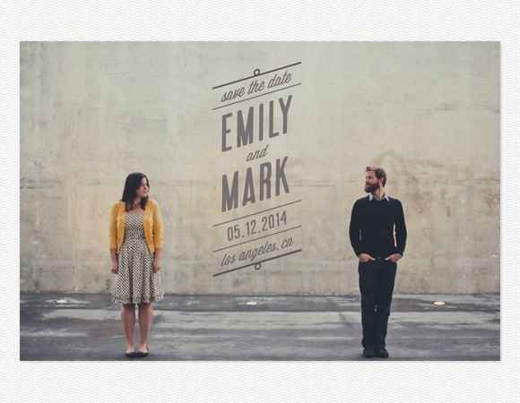 Save the date con foto