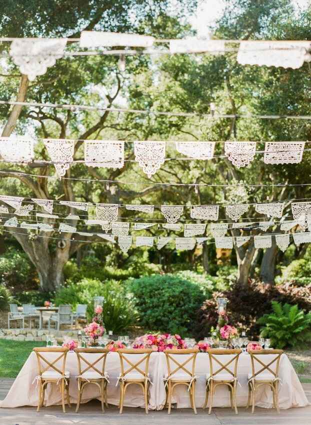 Papel picado para una boda mexicana - 3