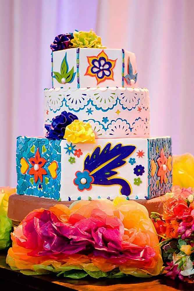Pasteles para una boda mexicana - 1