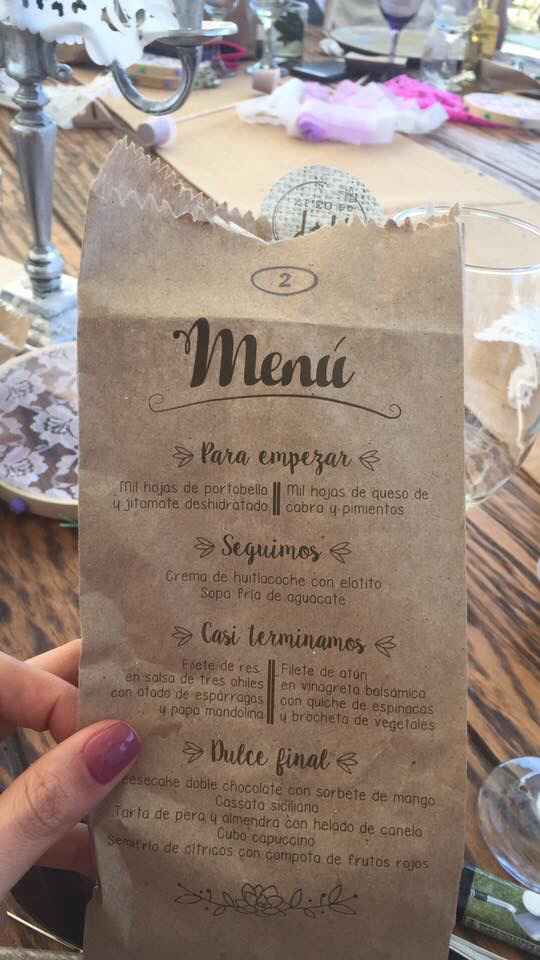 Organización de mesas. - 4