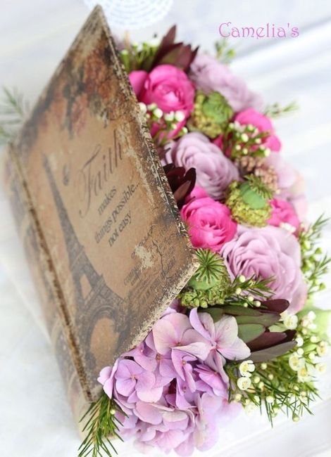 Centros de mesa boda vintage - 2