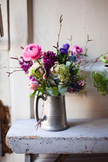 Centros de mesa boda vintage - 4