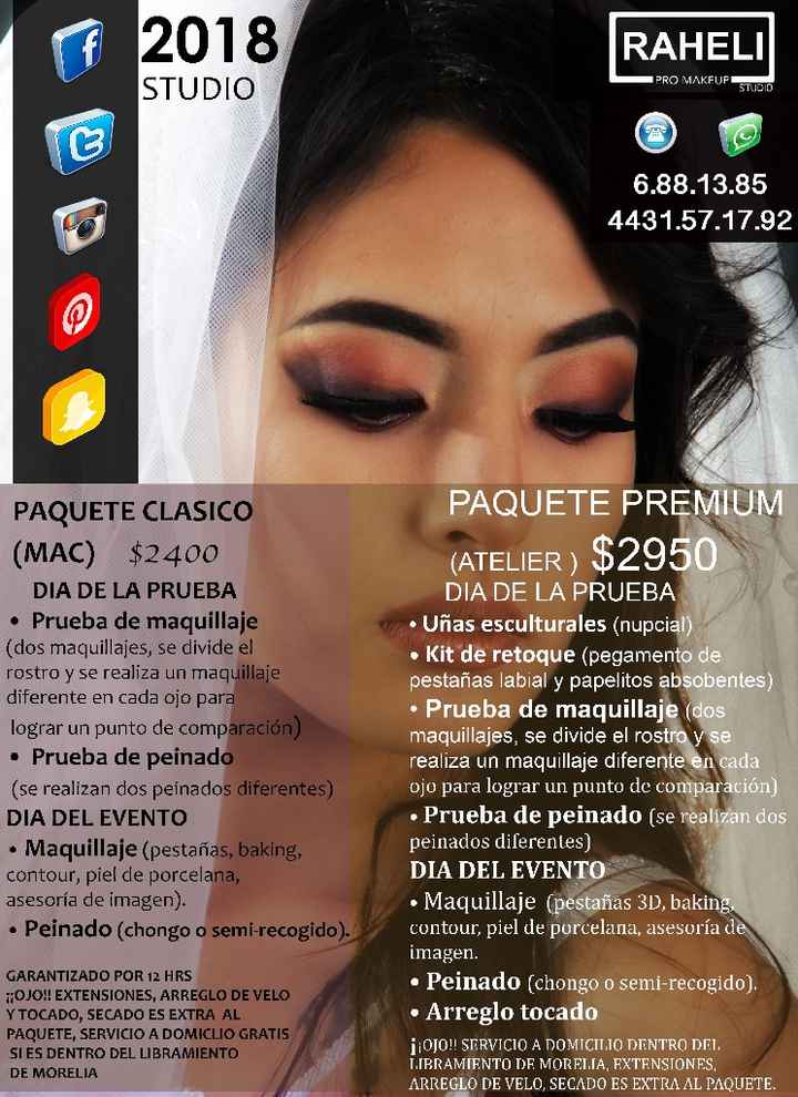 Maquillaje y peinado - 1