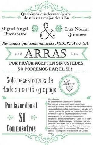  Textos para padrinos y damas - 1