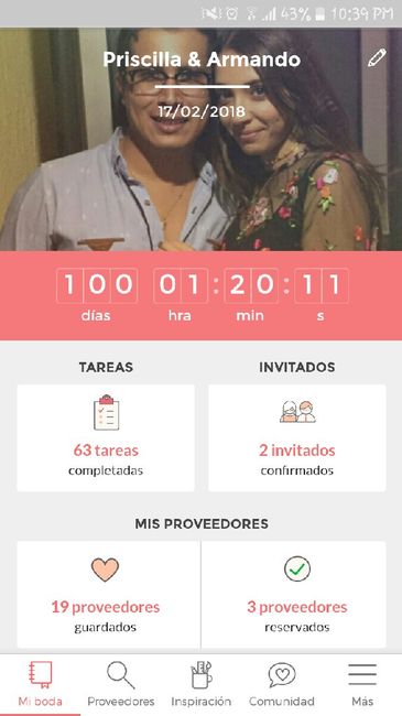 ¿Cuántos días faltan para tu día B? - 1