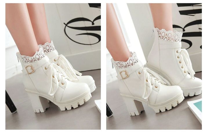 Como no se andar en taconcito.... unos botines !!