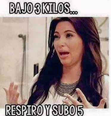 Mentira, este fin regreso al nutriólogo e incrementaré el tiempo de ejercicio!