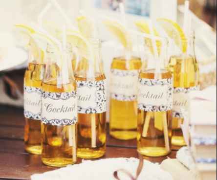 recibir a mis invitados con un coctel o cerveza!