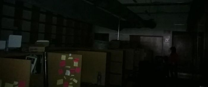 Ahora ando a obscuras! pero en oficina!