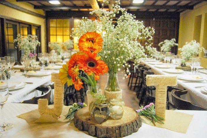 decoración boda rustica