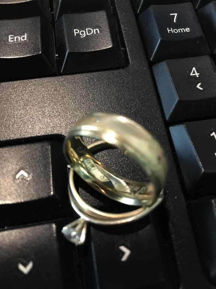  a presumir nuestros anillos 💍😍!! - 2