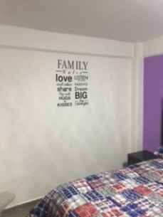 vinil pared recamara