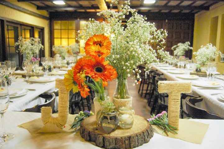 decoración boda rustica