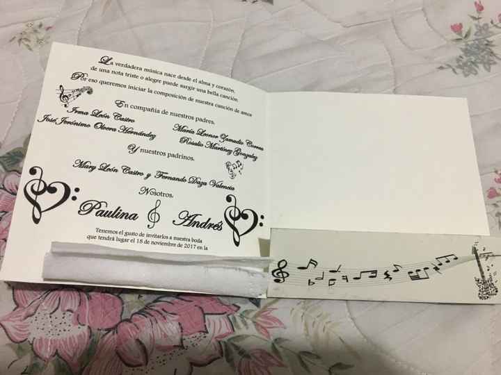 Invitaciones musicales. - 2