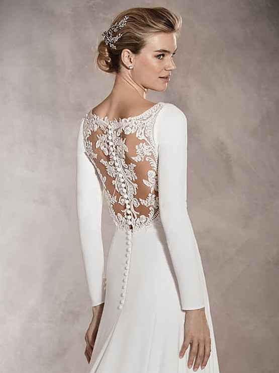 vestido con mangas