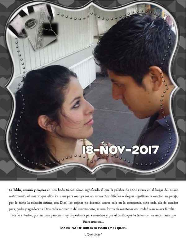 biblia rosario y cojines