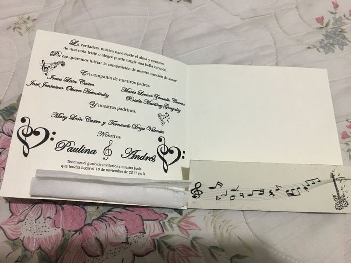Invitaciones musicales. - 2