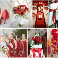 Boda blanco y rojo
