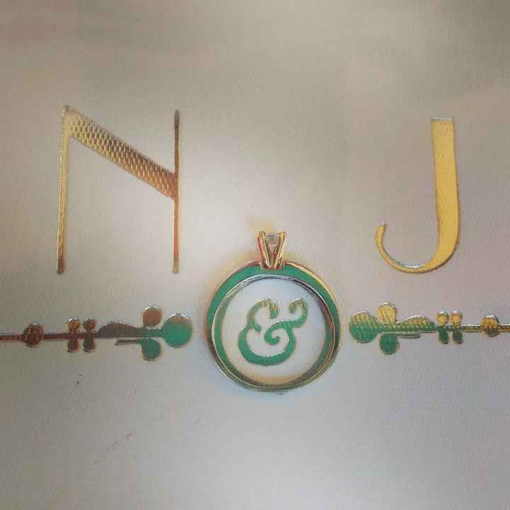 monograma de la boda